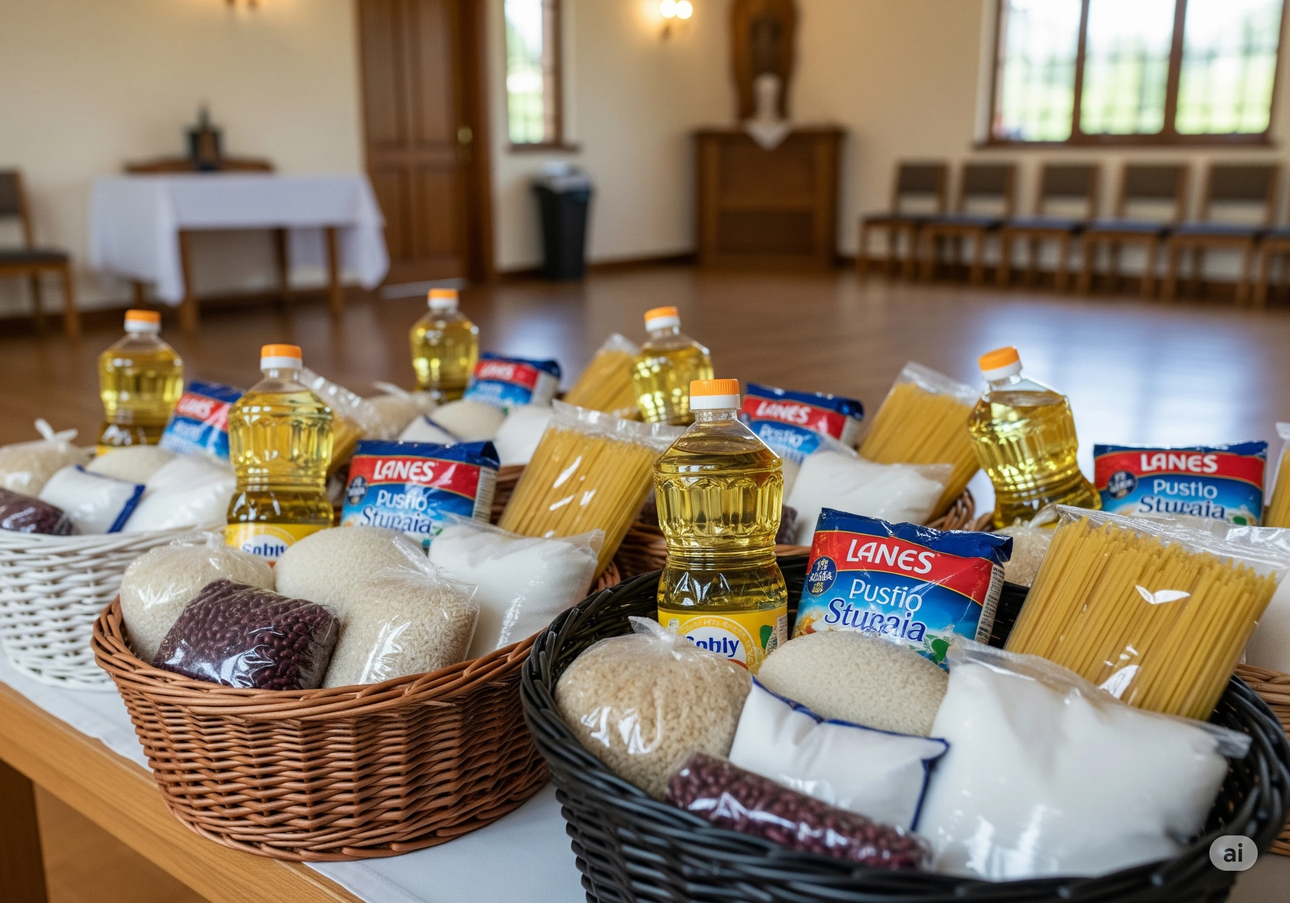 Distribuição de Cestas Básicas